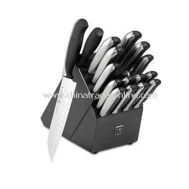 Henckels International Fine Edge Synergy 17-Piece Knife Block Set from China