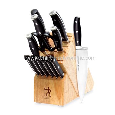 Henckels Premio 14-Piece Cutlery Block Set from China