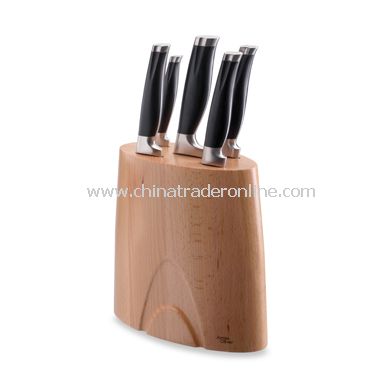 Jamie Oliver 5-Piece Cutlery Set with Knife Block