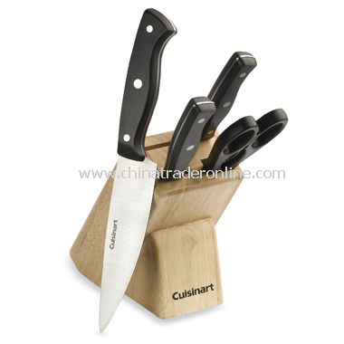 Kitchen Pro 5-Piece Kitchen Knife Block Prep Set