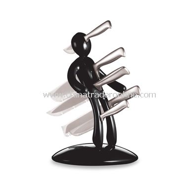 Knife Cutlery Set - Black from China