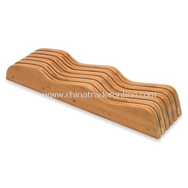 Lipper Bamboo In-Drawer Knife Block from China