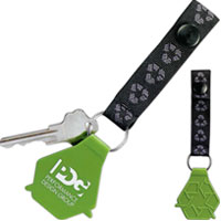 Recycle Symbol Key Tag