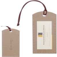 Recycled Luggage Tag with Die-Cut Window