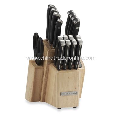 Riveted 18-Piece Knife Block Set from China