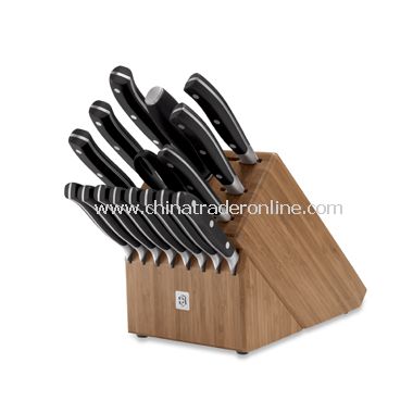 Victorinox Swiss Army 17-Piece Knife Set with Bamboo Block from China