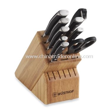 Wusthof Classic Ikon 10-Piece Knife Block Set from China