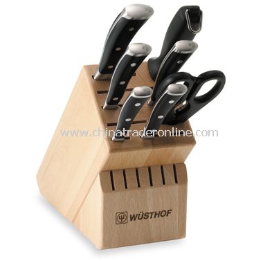 Wusthof Classic Ikon 8-Piece Knife Block Set