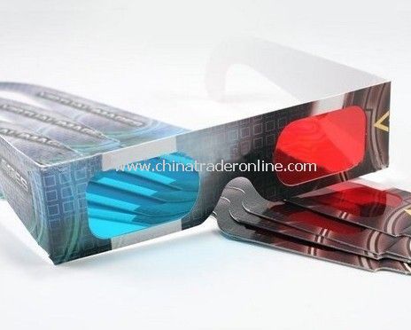 Disposable Paper 3D Glasses from China