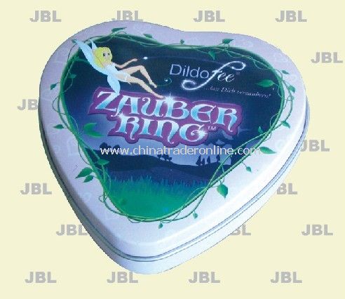 Heart-Shaped Tin from China