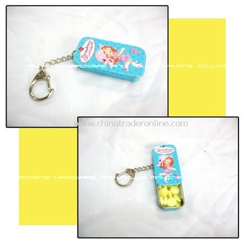 Slide Lid Keychain Tinbox