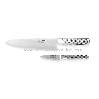 Global 2-Piece Chef and Parer Knife Set from China