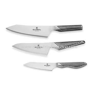 Global Oriental 3-Piece Knife Set from China