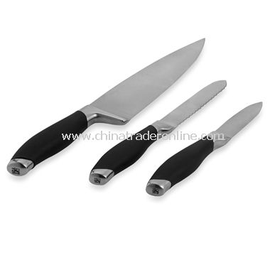 Sabatier Santoprene 3-Piece Cutlery Set