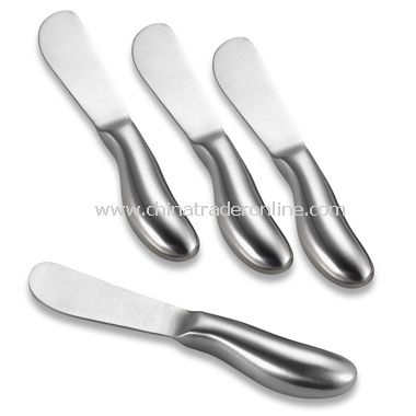 Stainless Steel Cheese Spreaders - Set of 4
