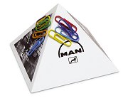 Recycled Magnetic Paper Clip Pyramid