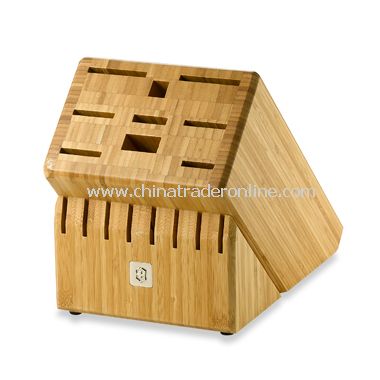 Victorinox Swiss Army 17-Slot Bamboo Block