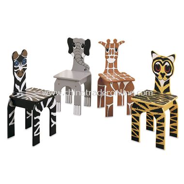 Animal Chairs (Set of 4) from China