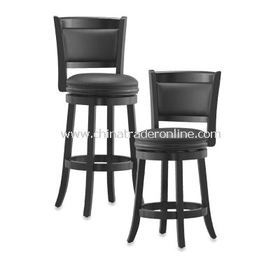 Augusta Swivel Stool - Black