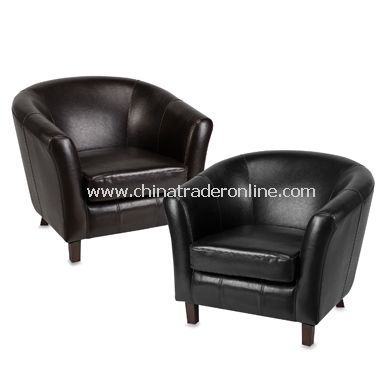 Bicast Leather Club Chair