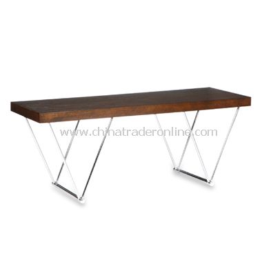 Bristol Espresso Chrome Bench