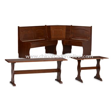 Chelsea Nook Corner Unit, Nook Table and Bench from China