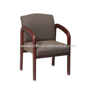 Cherry Finish Wood Visitors Chair from China