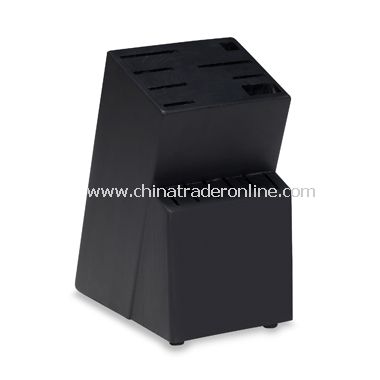 Cuisine de France 14-Slot Black Finish Wood Block