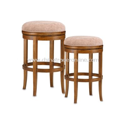 Oak View Oak Finish Backless Stools from China