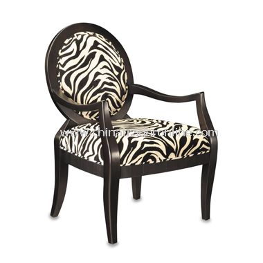 Zebra Print Occasional Chair