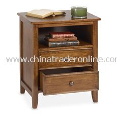 Harrison Chocolate Walnut Side Table from China