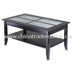 Loren Coffee Table with Frosted Glass Tiles