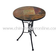 Slate Round Coffee Table