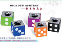 Plastic Dice Ashtray from China