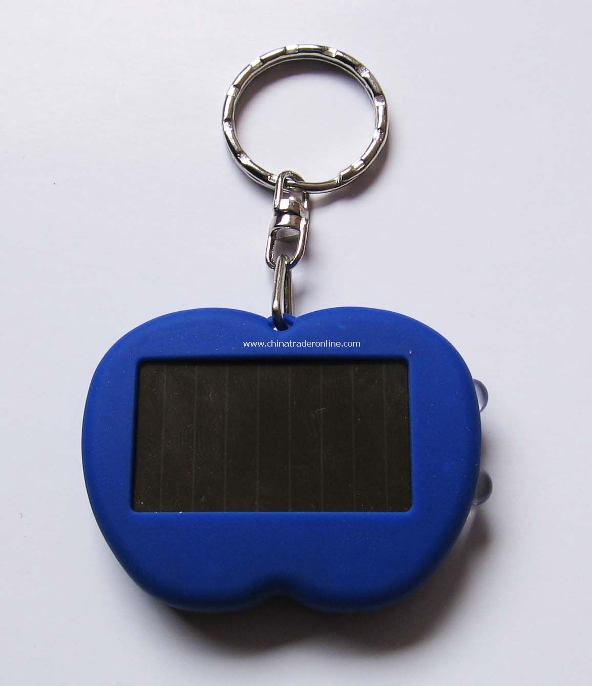 Apple Shaped Solar LED Keychain Torch