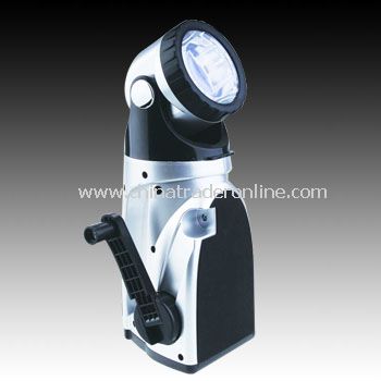 Dynamo Flashlight/LED Cranking Flashlight from China