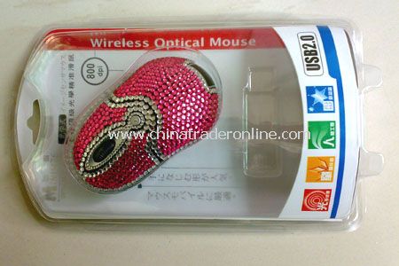 Crystal Wireless Mouse from China
