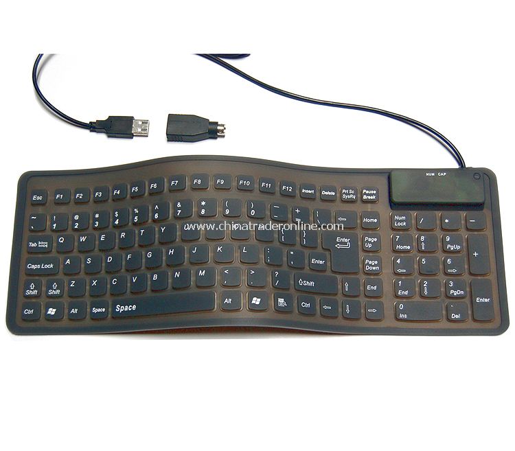 Silicon & Flexible Wired Keyboard from China