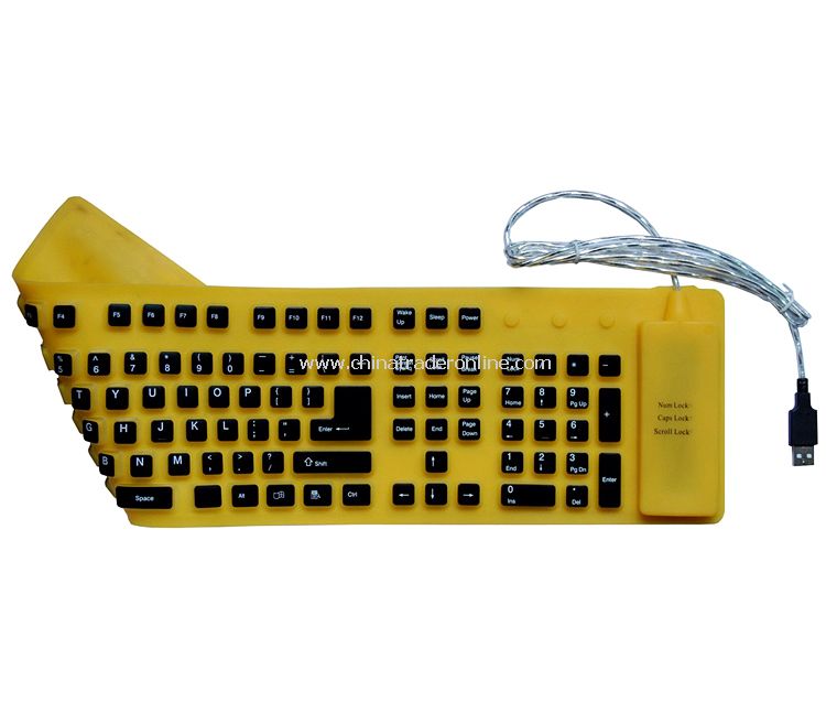 Silicon / Waterproof Flexible Keyboard from China