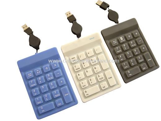 Silicon Digital Keyboard from China