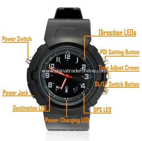 GPS Watch (Location Finder / Data Logger / Photo Tagger from China