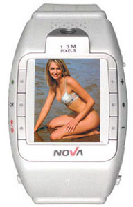 Touch Screen Watch Mobile Phone (Support Bluetooth and Camera)