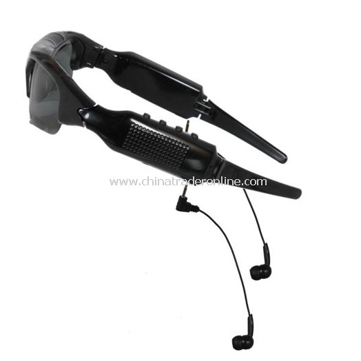 Video Recording Camera Sunglass with MP3 from China