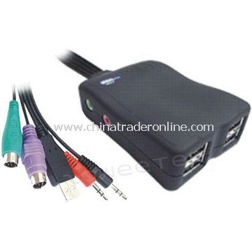 USB Hub - 8 in 1 (4 USB Port + PS2 Port + Audio Port) from China