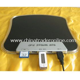 USB Mouse Pad with SD Card Reader from China