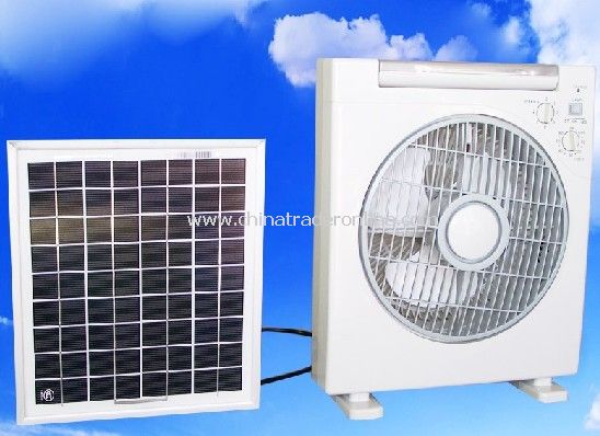 Solar Fan with U Energy-Saving Lamps from China