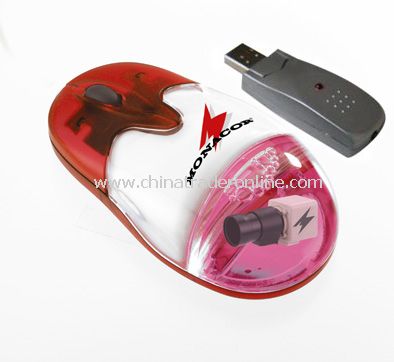 Wireless liquid optical mouse from China