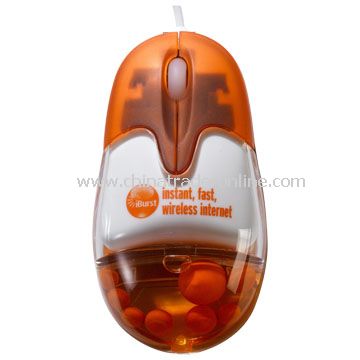 3D Liquid Optical Mouse with Various Floaters from China