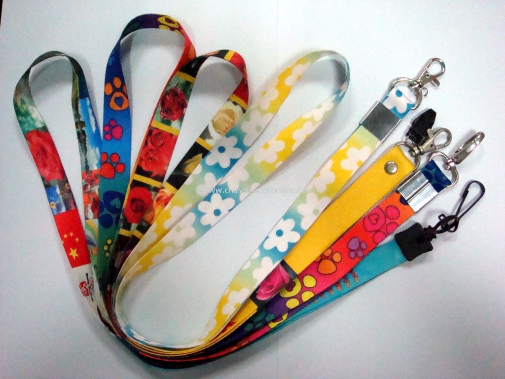 Heat-Transfer Lanyard from China