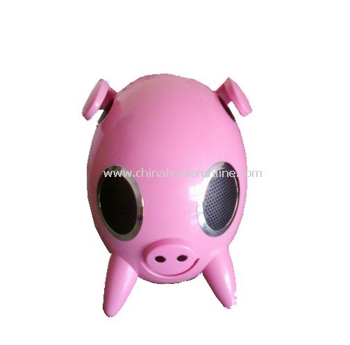 Mini Pig Speaker for iPod from China